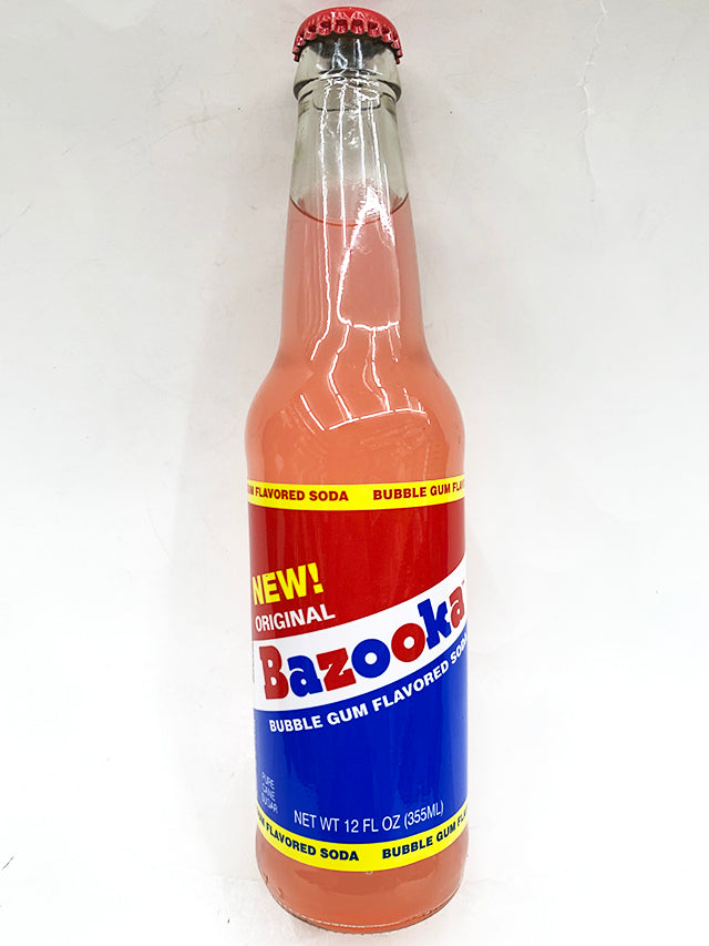 Bazooka Bubble Gum Soda, Rocket Fizz