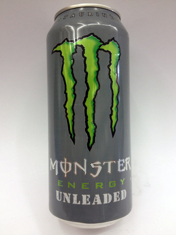 monsters caffeine Monster Unleaded 16oz