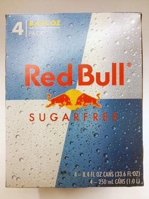 Red Bull Sugarfree 8.4oz 4 Pack