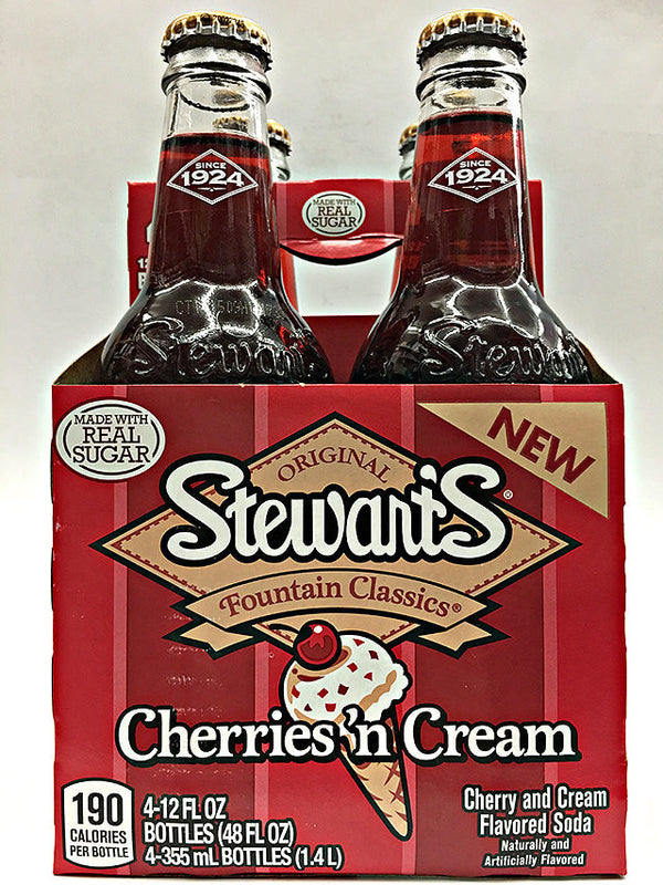 Stewart's Fountain Classics Cherries 'n Cream Soda | Soda Pop Shop