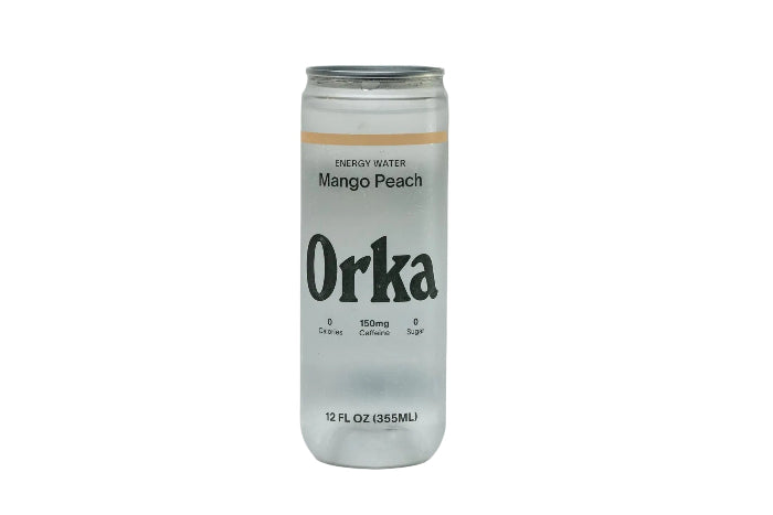 Orka Energy Water Mango Peach 3-Pack