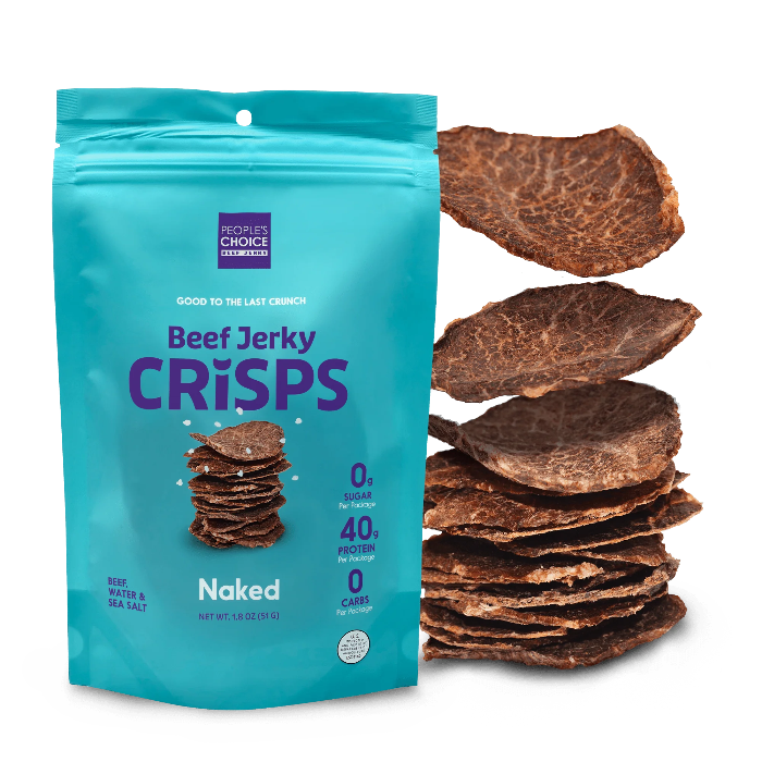 People's Choice Beef Jerky Crisps 