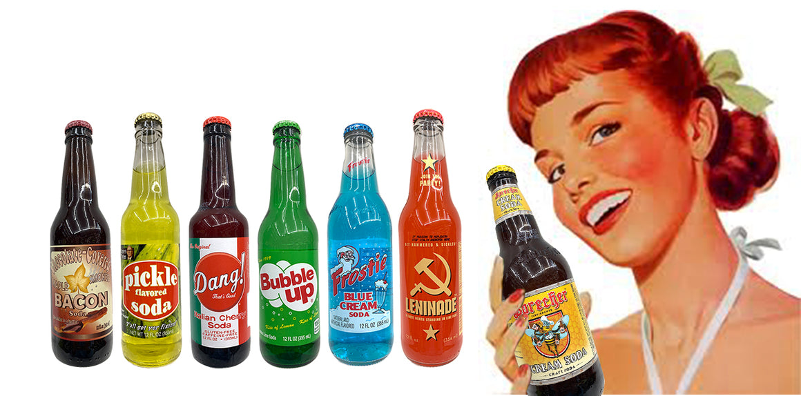 Soda Of The Month Assorted Nostalgic - Vintage - Retro Sodas