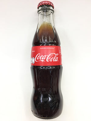 Coke Mexican Glass Mini Bottle 235ml