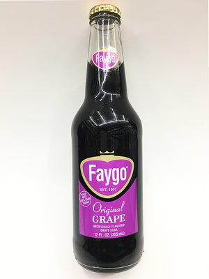 Faygo Original Glass Bottle Grape Soda