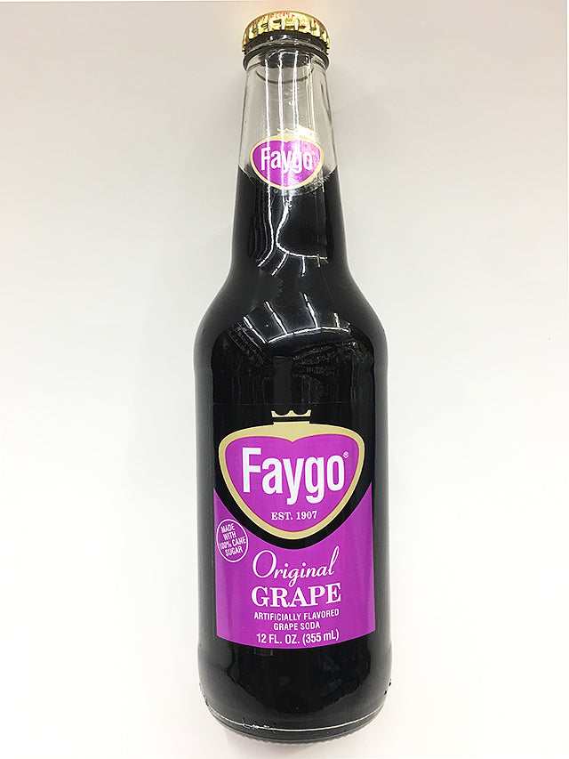 Faygo Original Glass Bottle Grape Soda