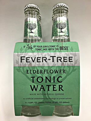 Fever-Tree Handpicked Elderflower Tonic Water 4 Pack