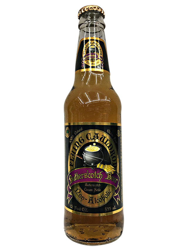 thumbnail interactive-video image 1 of Flying Cauldron Butterscotch Beer Soda Sixpack - Harry Potter Inspired Classic Glass Bottles 1 of 10