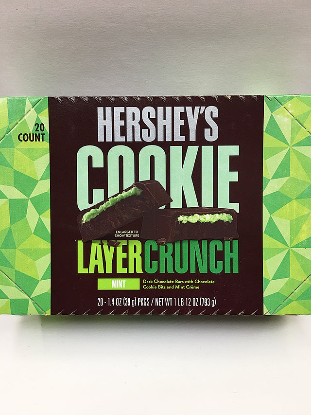Hershey's Cookie Layer Crunch Mint Crème 24 Count / Regular Size