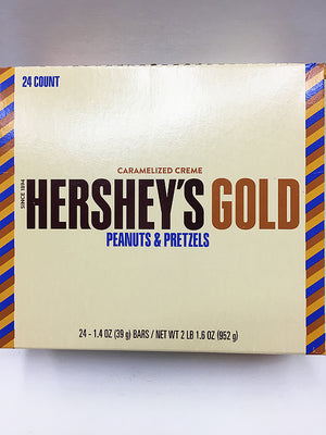 Hershey's Gold Caramelized Crème Candy 24 Count / Regular Size