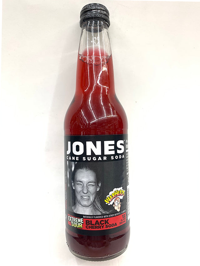 Jones Soda Warheads SOUR Black Cherry Soda