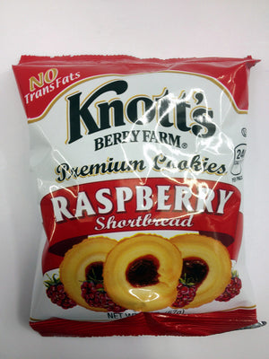 Knott's Berry Farm Raspberry Shortbread Cookie