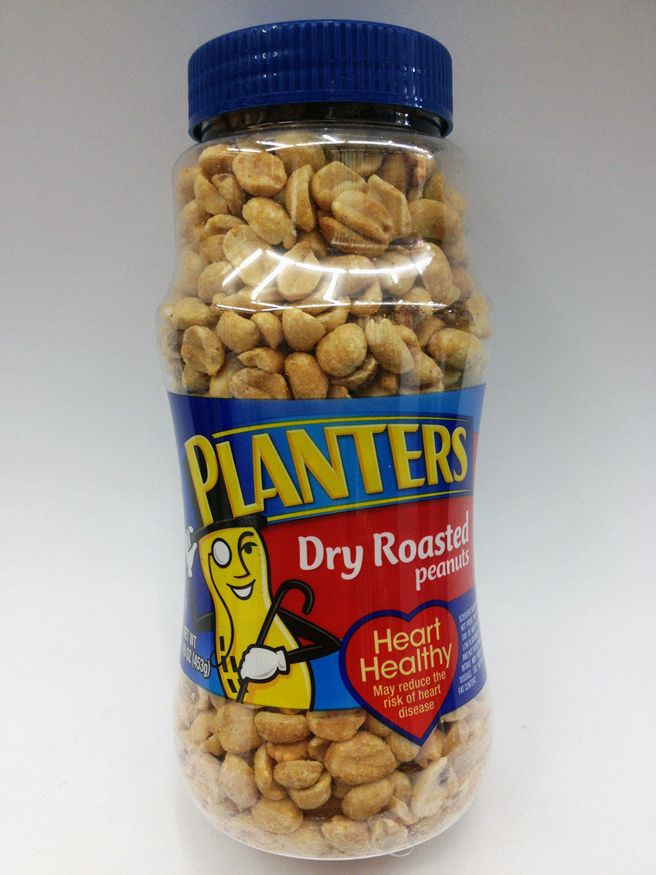 Planters Dry Roasted Peanuts Jar