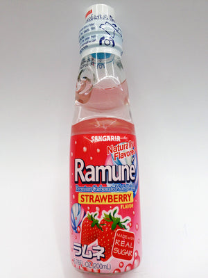 Ramuné Strawberry Sangaria Japanese Soda