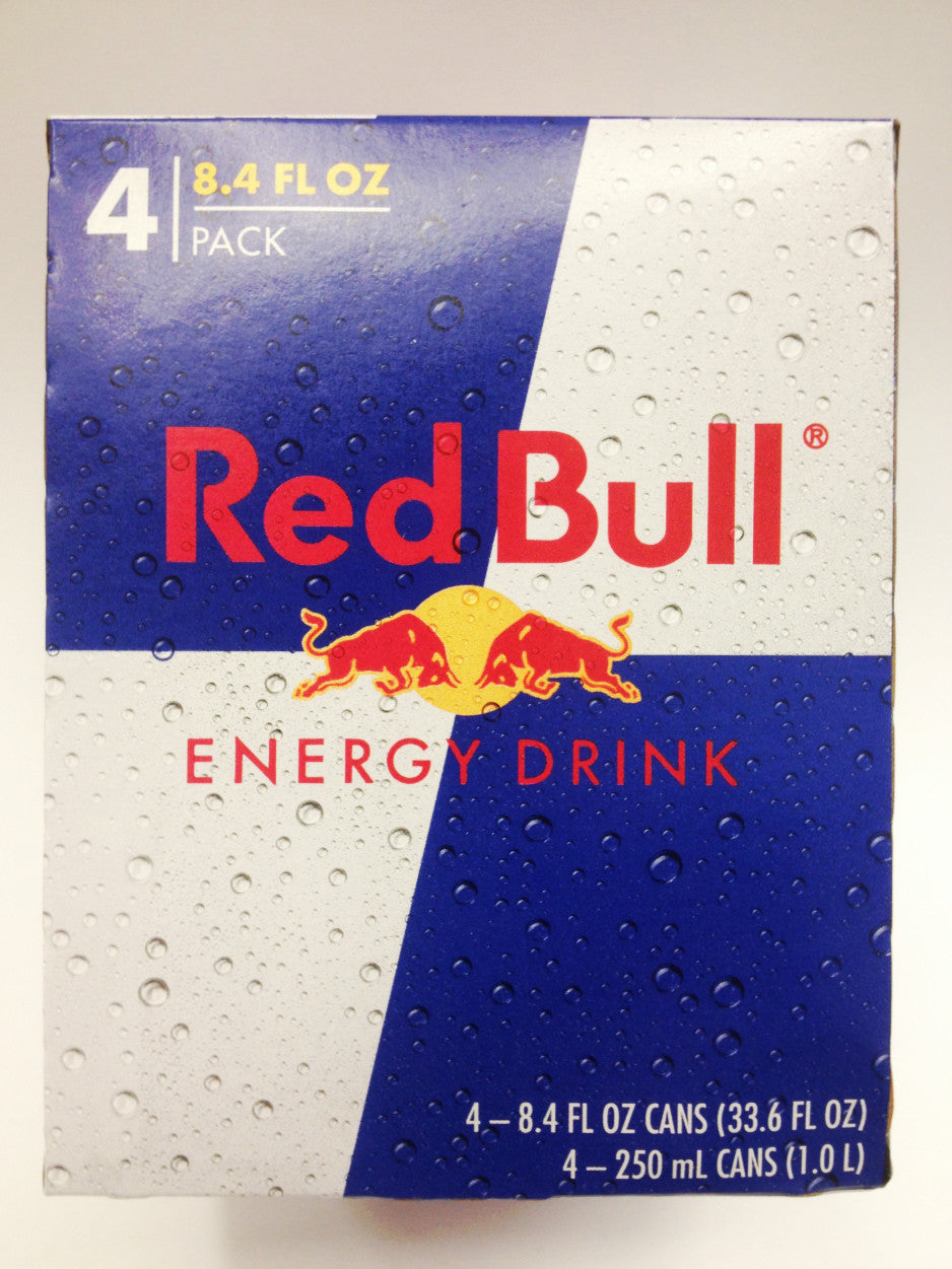 Red Bull 4 Pack Can