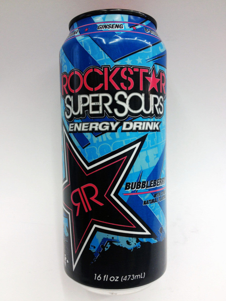 Rockstar Super Sours BubbleBerry