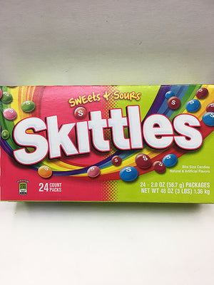 Skittles Sweets & Sours 24 Count / Regular Size