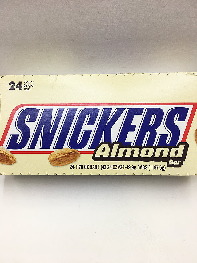 Snickers Almond Bar 24 Count / Regular Size